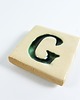 magnesy Ceramiczny magnes, zielona literka G 2
