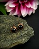 kolczyki wire wrapping Kolczyki sztyfty z onyksem 8