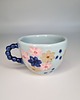 kubki Filiżanka ceramiczna KWIATY 1