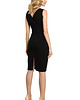 sukienki midi damskie Elegancka sukienka ołówkowa-czarna(M-397) 1
