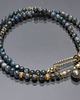 chokery Muszla dark blue /18.11.25/ choker - Szlachetna kolekcja 2