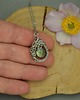 wisiory Wisiorek oryginalny labradoryt wire wrapping 5