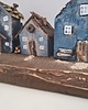dodatki - różne Drewniane małe domki, drewniana dekoracja 3