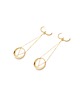 kolczyki pozłacane Kolczyki srebrne MINIMAL earrings MAXI / gold 6