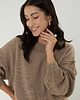 swetry damskie  Sweter Cashmere Hug Ciemny Beż 2