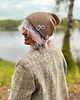 czapki damskie Luźna czapka z bawełny logo kolorowe "Beżowa" 3