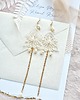 Biżuteria ślubna Kolczyki ślubne z perłami  Lace Me Pure 2 5