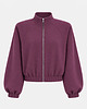 bluza bez kaptura damska Bluza Wow zipper mauve wine 1