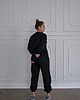 bluza bez kaptura damska Krótka bluza MOSCA black 1