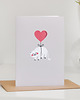 kartki okolicznościowe - wydruki Kartka walentynkowa/miłosna z kotem 2