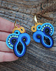 kolczyki soutache Etniczne kolczyki soutache 3