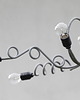 lampy wiszące Czarno - biały żyrandol do salonu 2
