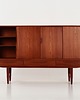 komody Highboard tekowy, duński design, lata 70, produkcja: Dania 1