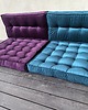 pufy do siedzenia Sofa modułowa Futon materac francuski Velvet  Siedzisko na podłogę 2