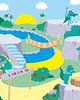 naklejki dla dzieci Mini zestaw do wyklejania  DINOS 3