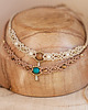 chokery Naszyjnik.Choker. Makrama. Jaspis obrazkowy.Pleciony naszyjnik. 1
