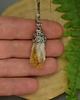 wisiory Wisiorek Talizman surowy cytryn wire wrapping 4