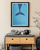 plakaty Wieloryb - plakat fine art, giclee 1