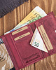 portfele damskie PORTFEL DAMSKI SKÓRZANY ZE WZOREM MAŁY VINTAGE RÓŻOWY RFID T-112-HCH 4