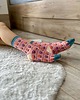 skarpetki damskie Kolorowe skarpetki kwiaty - flower socks 1
