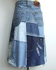 spódnice midi Asymetryczna spódnica jeans r.38 4