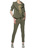 spodnie materiałowe damskie Spodnie khaki YY600077_RAL6007 2