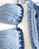 stroje kąpielowe i kostiumy kąpielowe damskie crochet Bikini - blue 1