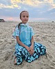 ubrania różne Ponczo dziecięce miętowe ręcznik plażowy z kapturem z mikrofibry na basen 7