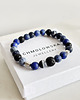 biżuteria męska Bransoletka męska Sodalit i Lawa 2