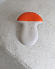 broszki Ceramiczna broszka grzybek 1