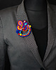 broszki Kolorowa broszka soutache 3