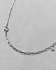 chokery Srebrny naszyjnik choker z cyrkoniami 2