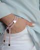 bransoletki skórzane mini pink love 1
