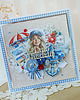 kartki scrapbooking Kobieca kartka urodzinowa, prezent na urodziny "Lighthouse 2" 1
