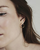 kolczyki srebrne Kolczyki srebrne WAVES Circle / gold earrings 1