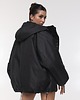 kurtki damskie Kurtka bomber hoodie oversize black 1