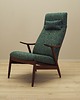 fotele Fotel zielony melanż, duński design, lata 70, produkcja: Dania 1