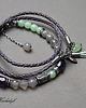 bransoletki z kamieni naturalnych mint & violet -bransoletki  4