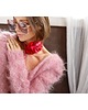 chokery Jedwabny choker dwukolorowy 2