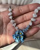 chokery Naszyjnik Choker Niezapominajki 4