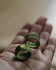pierścionki - różne Pierścionek Beadingowy Green 3