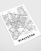 plakaty Plakat Mapa Białystok - różne formaty 2