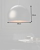 lampy wiszące Lampa wisząca Glow czarna złota metal 21cm 5