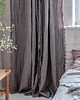 zasłony Zasłona z Miękkiego Lnu Stonewashed - taupe 1