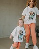 t-shirty dla chłopców T-shirt oversize Funky Teddy cream 7