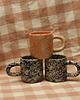 kubki i filiżanki Duży różowy kubek ceramiczny w ciapki. Ceramika ręcznie robiona 7