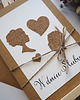 kartki scrapbooking Kartka na ślub W Dniu Ślubu 1