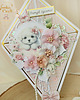 kartki scrapbooking Kartka urodzinowa w kształcie latawca - różowa GOTOWA 1