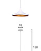 lampy wiszące Lampa wisząca zwis żyrandol lampa na sufit biała LED E27 1
