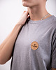 t-shirty męskie Koszulka ekologiczna szara z naturalnym korkiem 2